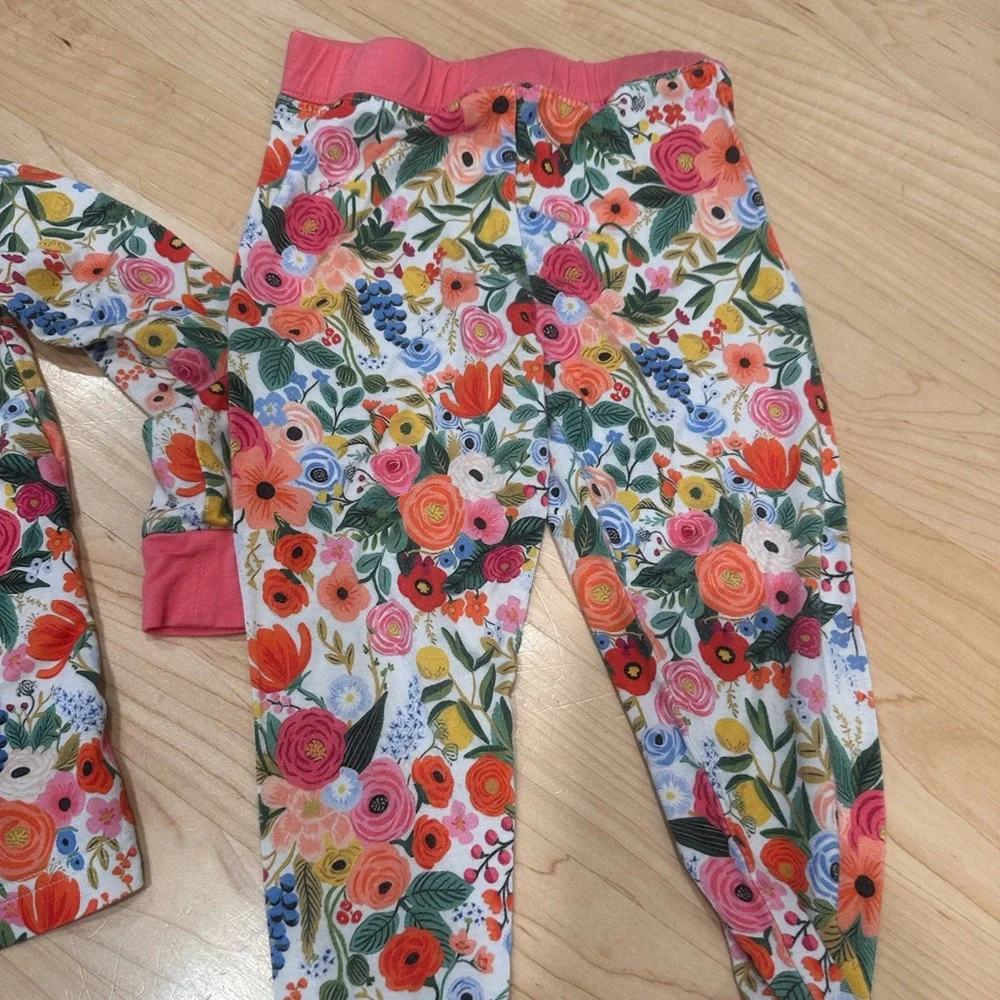Floral Kids Pajamas Set